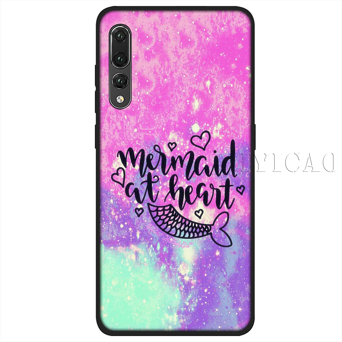 IYICAO Mermaid Tail Scale Soft Silicone Phone Case for Huawei P30 P20 Pro P10 P9 P8 Lite Mini 2017 2016 P smart Z 2019 Cover |