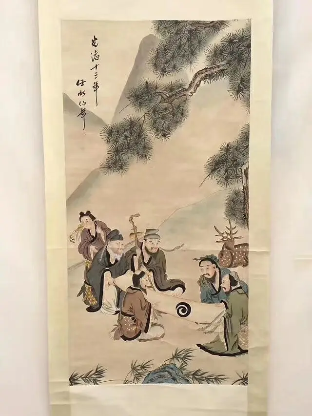 Новые антиквариат каллиграфия известный Картины и каллиграфии Гуансюй 13th Юбилей
