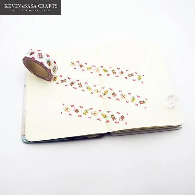 Декоративный Рождественский скотч подарок канцелярские принадлежности сделай