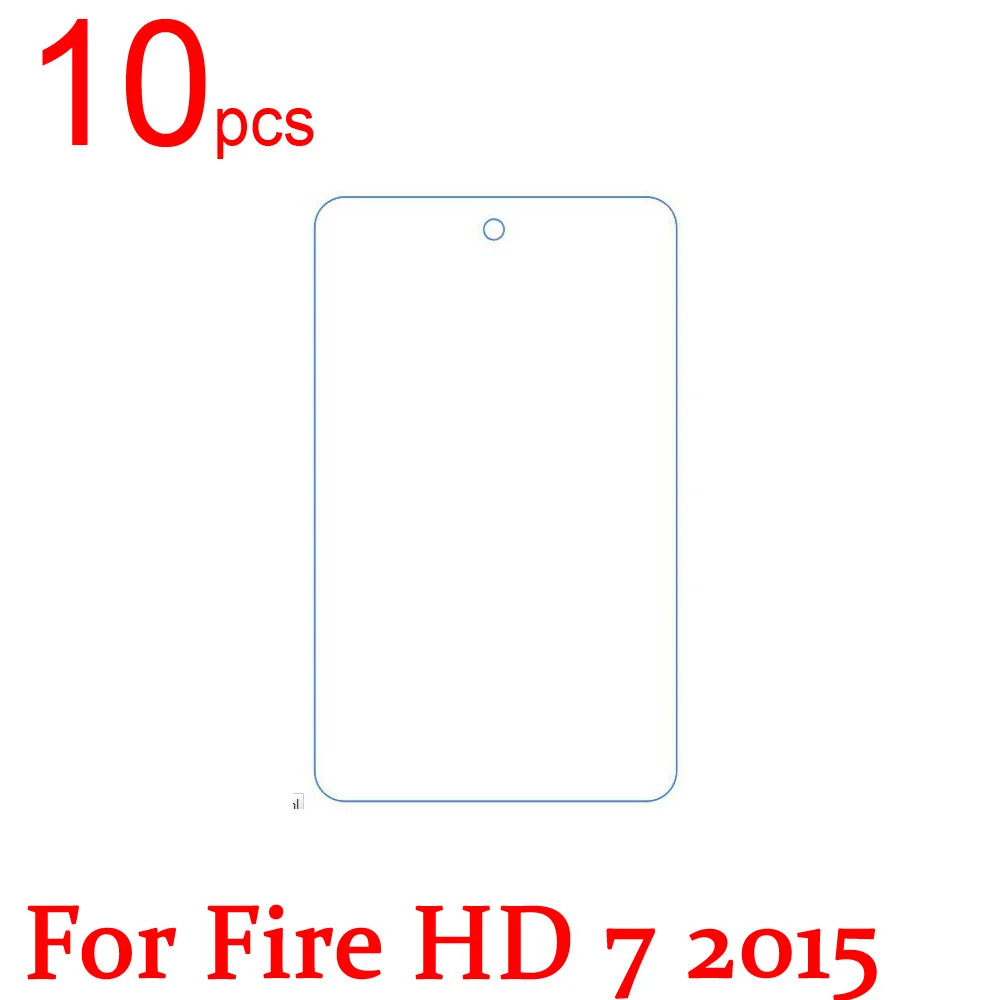 10 шт. Ультрапрозрачная/матовая/нано защитная пленка для ЖК экрана Amazon Kindle Fire HD 7 2015