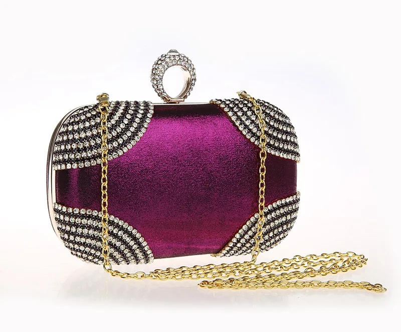 Новинка 2018 фиолетовая китайская женская сумка Свадебная вечерняя сумка-клатч из