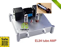 HiFi усилитель звуковой трубки EL34 наборы kt88 комплекты усилителей ECC83 одноконцевые комплекты усилителей 10 Вт+ 10 Вт