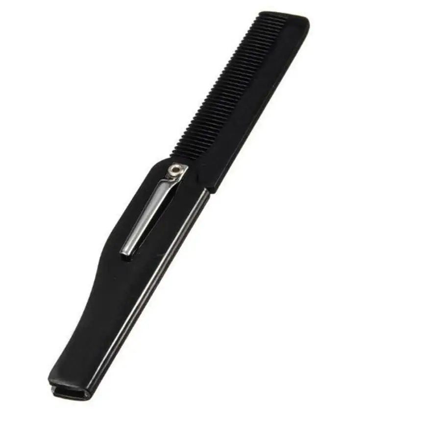 Новые инструменты для парикмахерской красоты мужчин складной гребень бороды и