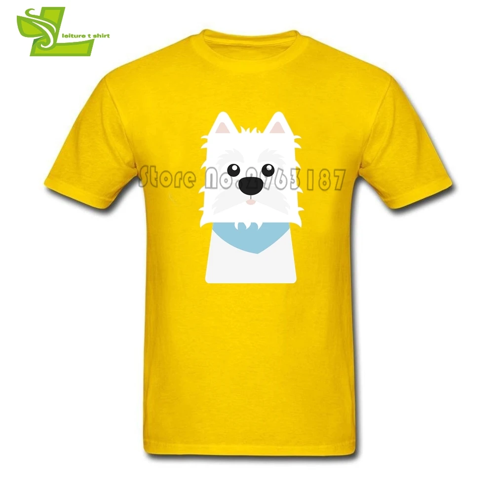 Футболка для мальчиков White West Highland Terrier новинка Уникальные футболки парней