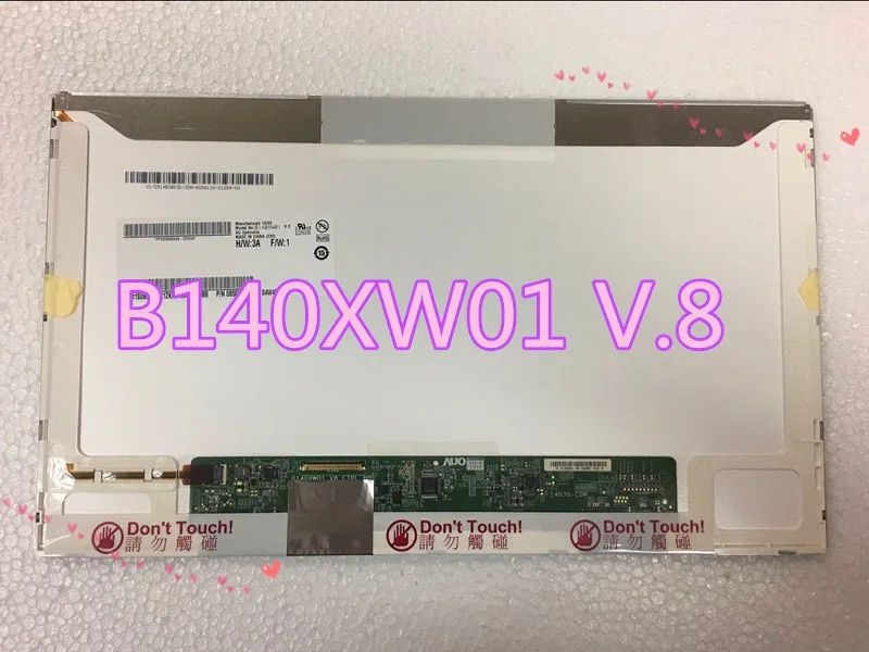 Бесплатная доставка 14 дюймов B140XW01 V.0 V.C V.6 B140XW0 V.8 LP140WH1 TL A1 LP140WH4 TLC1 LTN140AT07 LTN140AT26 N140BGE