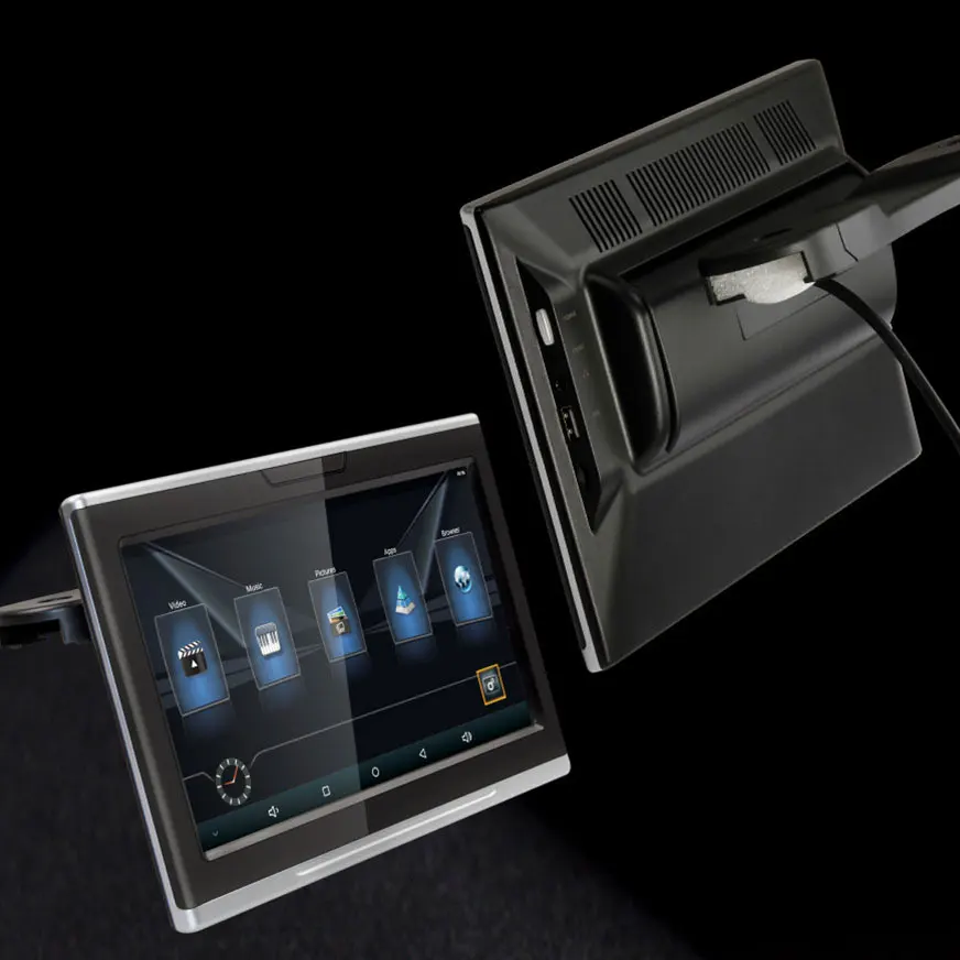 10 1 дюймов ультратонкий сенсорный экран Android подголовник плеер (1 шт.)|Мониторы для