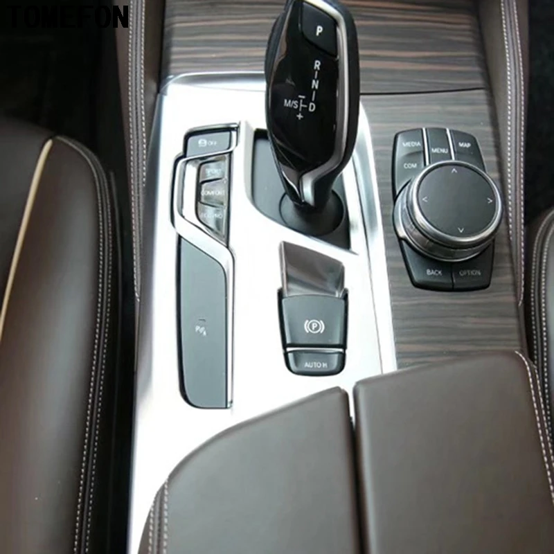 Внутренняя хромированная центральная консоль ABS для BMW 5 серии G30 2017 2018 панель