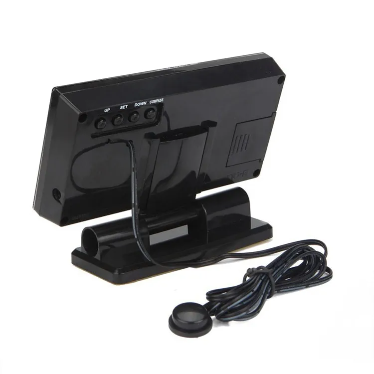 CD60 электронный термометр для автомобиля с большим экраном компас календарь