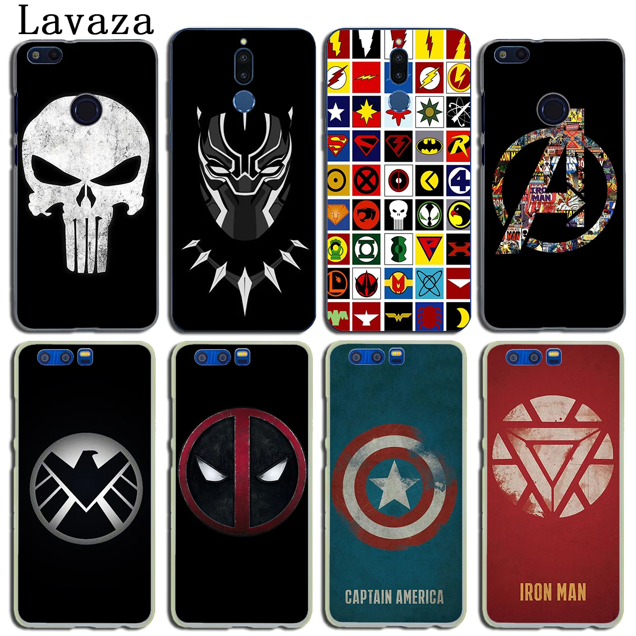 Супер герой логотип Чехол для Huawei Y9 Y7 Y6 Prime 2019 2018 Nova 5I 4 3i 3 2i Honor 20 10 8X 8C 8 9X 9 Lite 6C 7C 7X 7A