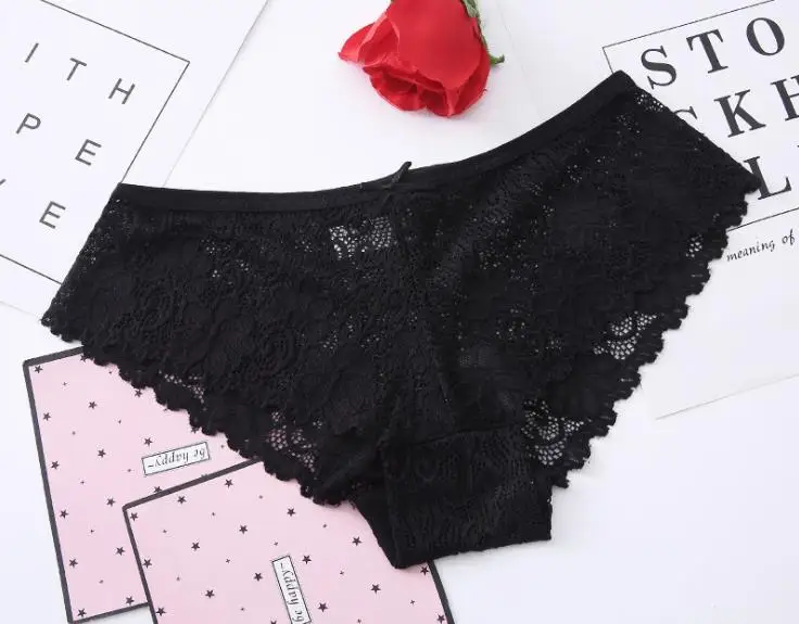 Women Underwear Sexy Lace Panties Fashion Cozy Lingerie Tempting Pretty Briefs High Quality Cotton Low Waist Cute |