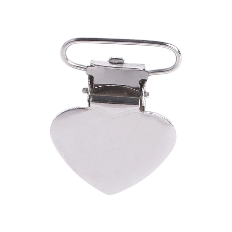 10 шт. в форме сердца вставляемая детская пустышка металлический держатель