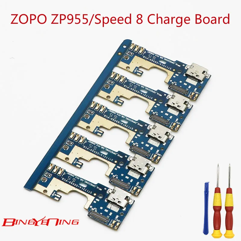 BingYeNing новинка оригинальная зарядная плата с разъемом Micro usb для ZOPO ZP955 Speed 8