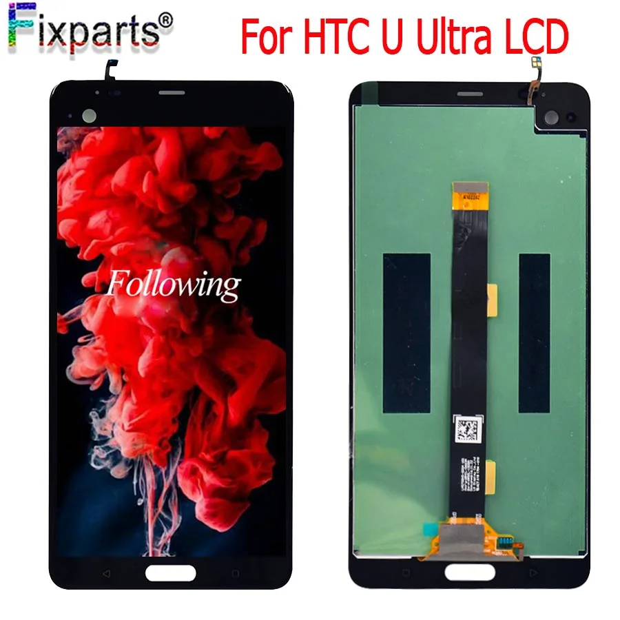Новый Tseted 5 7 &quotдля HTC U ультра ЖК-дисплей кодирующий преобразователь сенсорного