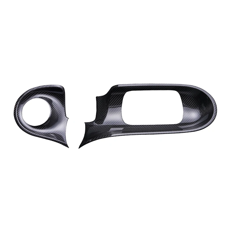For Smart Fortwo Center Console Anti-collision Scratch Protection Carbon Fiber Decoration Car Styling Accessories | Автомобили и