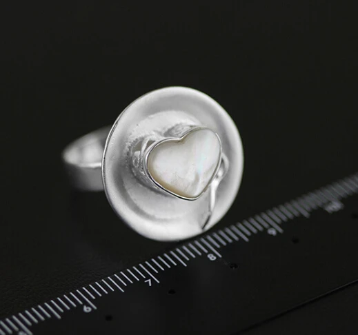 Кольцо в форме сердца для торта белое кольцо виде ракушки инкрустированное 925
