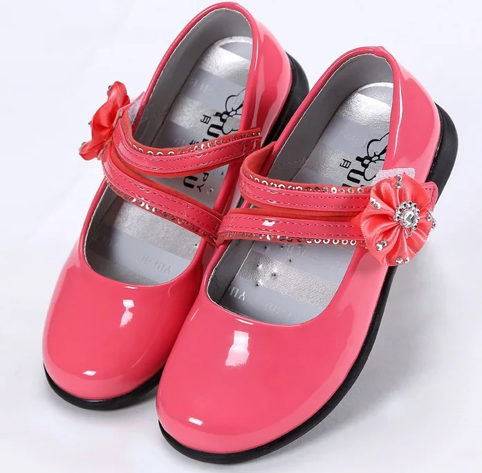 

SLYXSH 2019 New Summer Cool Girls Sandals Fashion Korean Princess Shoes PU Leather Female Child Single shoes Kids Sandals