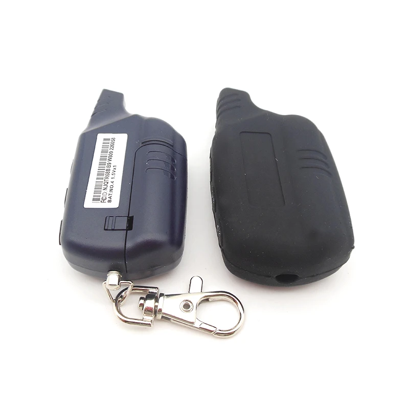 B9 2-way LCD Remote Control Key Fob Chain Keychain + Tamarack Silicone Case for Russian Two Way Car Alarm System Starline | Автомобили и