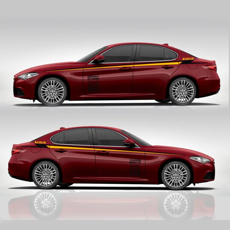 World Datong автомобильный Стайлинг Спортивная Автомобильная наклейка для Alfa Romeo Giulia