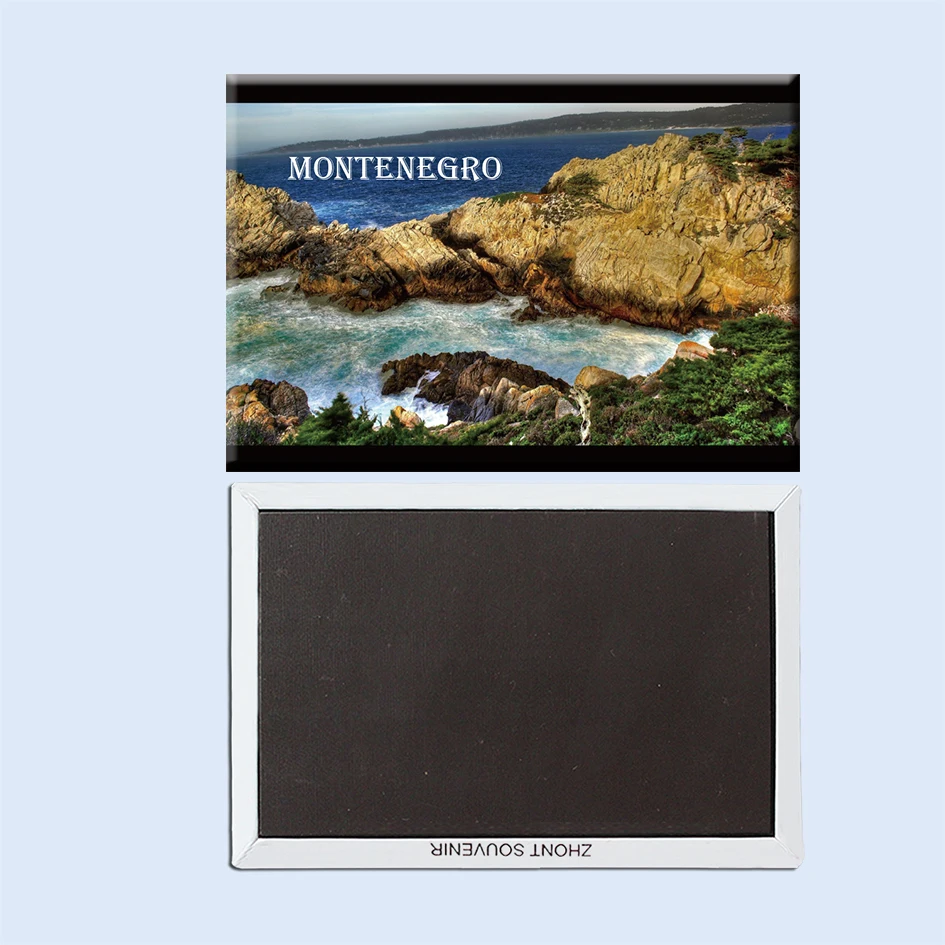 Montenegro камень с Мохом Пена Чистая вода холм 22895 путешествия магниты на