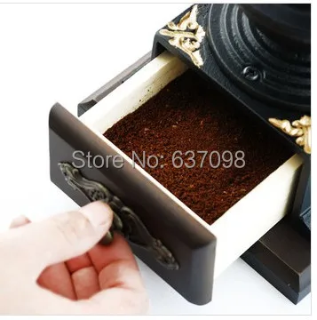 安い ヒーローハンドグラインダー家庭用コーヒーグラインダーXS-5手動豆機ヨーロッパスタイルの古代鋳鉄材料設計