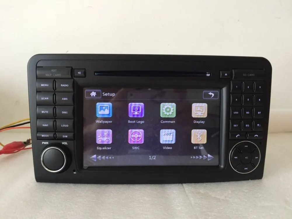 7 &quot2 din Автомобильный dvd плеер для Mercedes Benz GL ML CLASS W164 ML350 ML500 X164 GL320