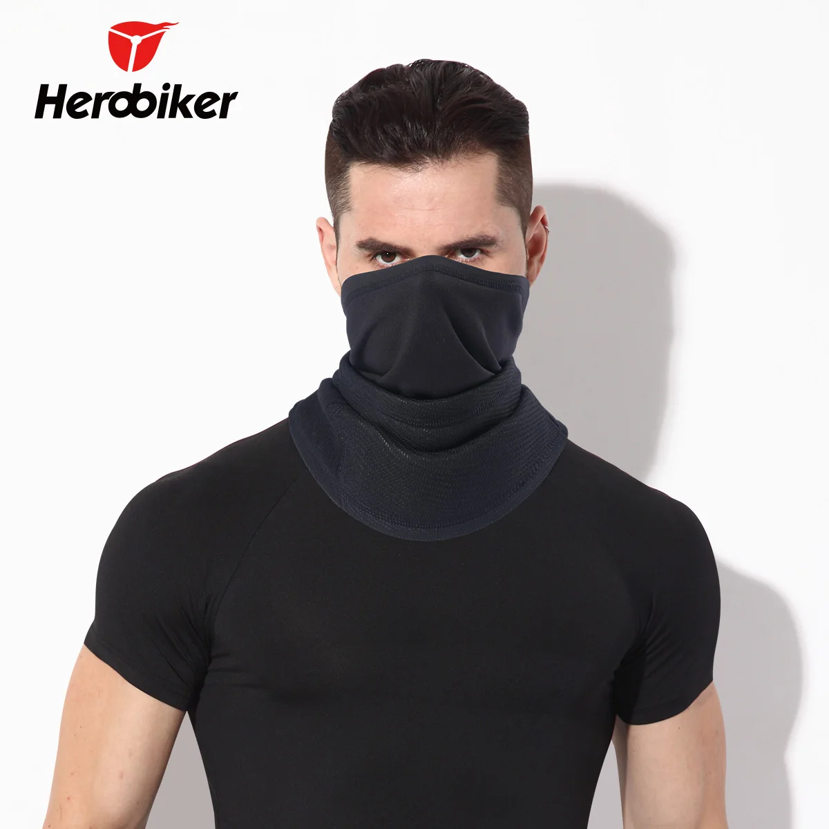 HEROBIKER мотоциклетная маска для лица морозостойкая Лыжная велосипедная мото шарф