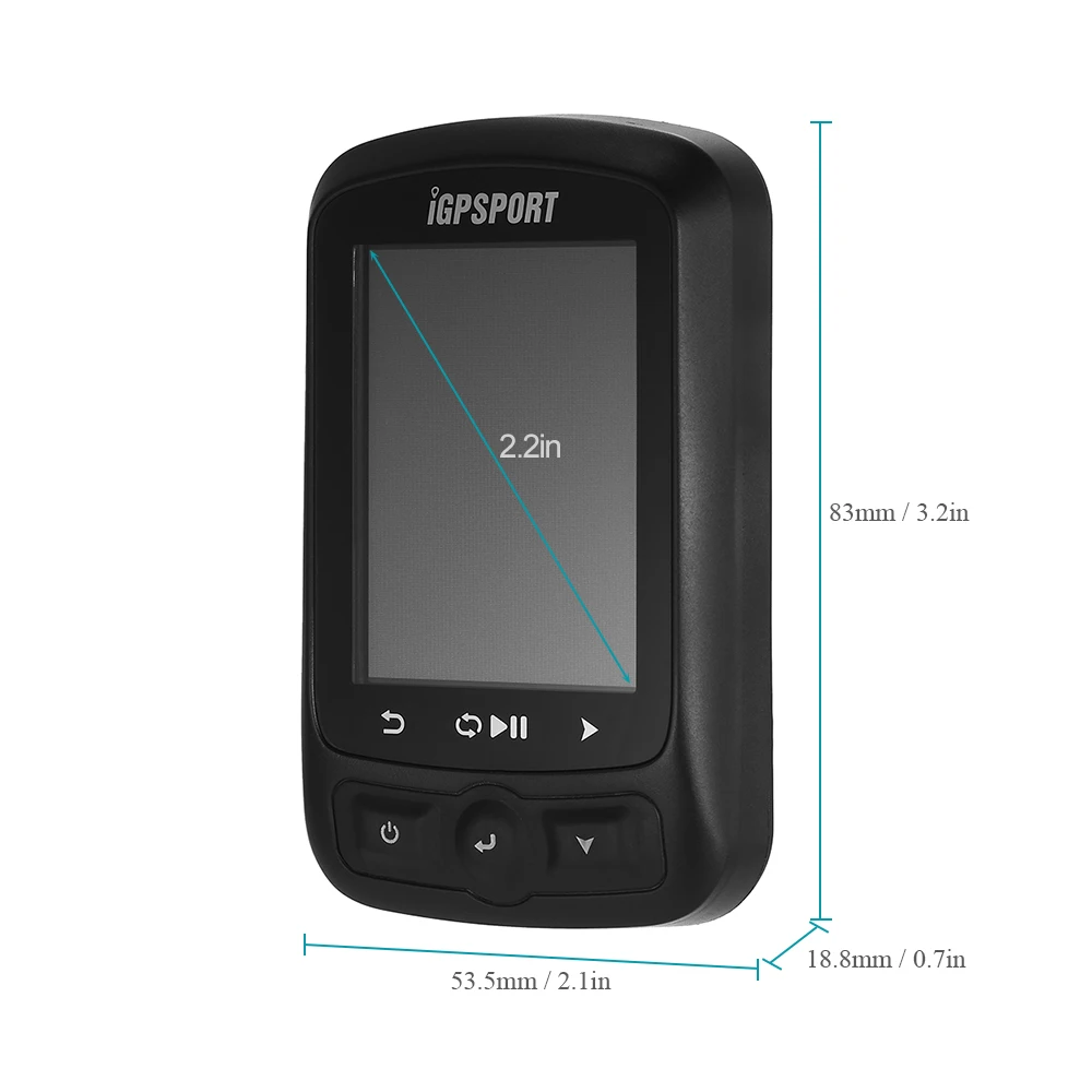 I GPS порт велосипедный компьютер IGS618 ANT + функция с дорожной картой навигацией