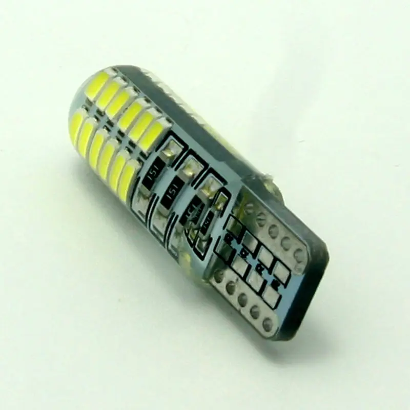 Высокое качество хороший продукт 2 шт T10 194 168 W5W 24SMD 3014 Светодиодные лампы с