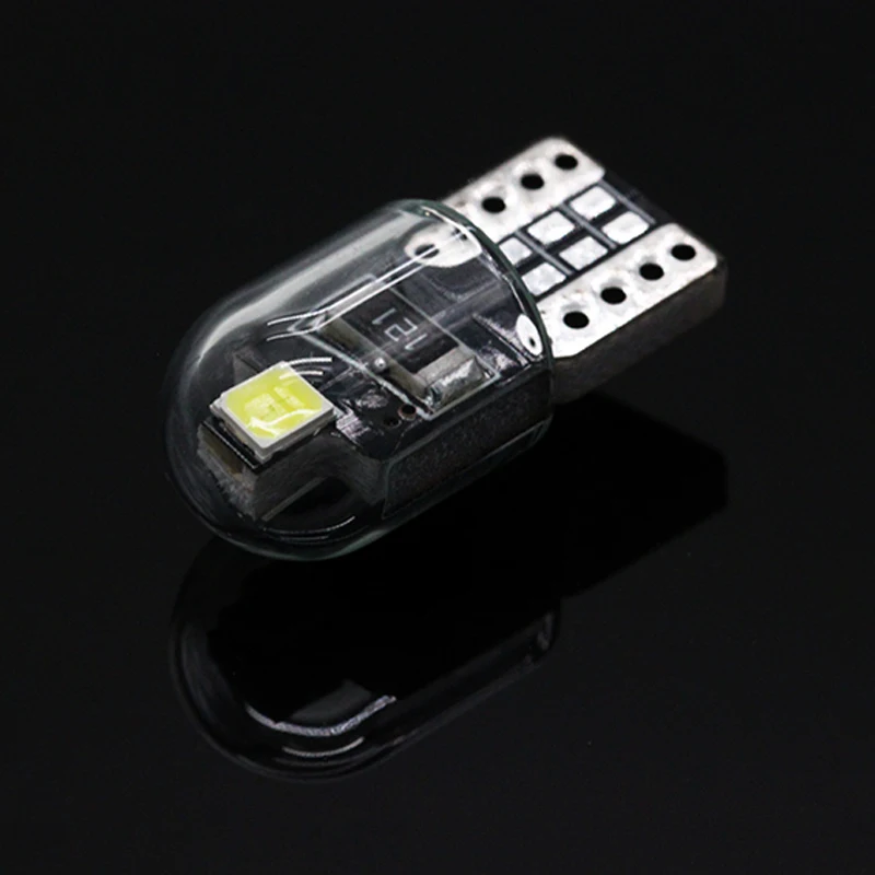 SUNKIA 2 шт./лот T10 2SMD-3030 194 W5W LED COB автомобильный сверхъяркий сигнал габаритная ширина