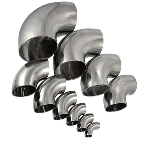 

MEGAIRON 3/4" Pipe OD 19mm Sanitary Elbow 90 Degree Stainless Steel SS316 Pipe Fitting