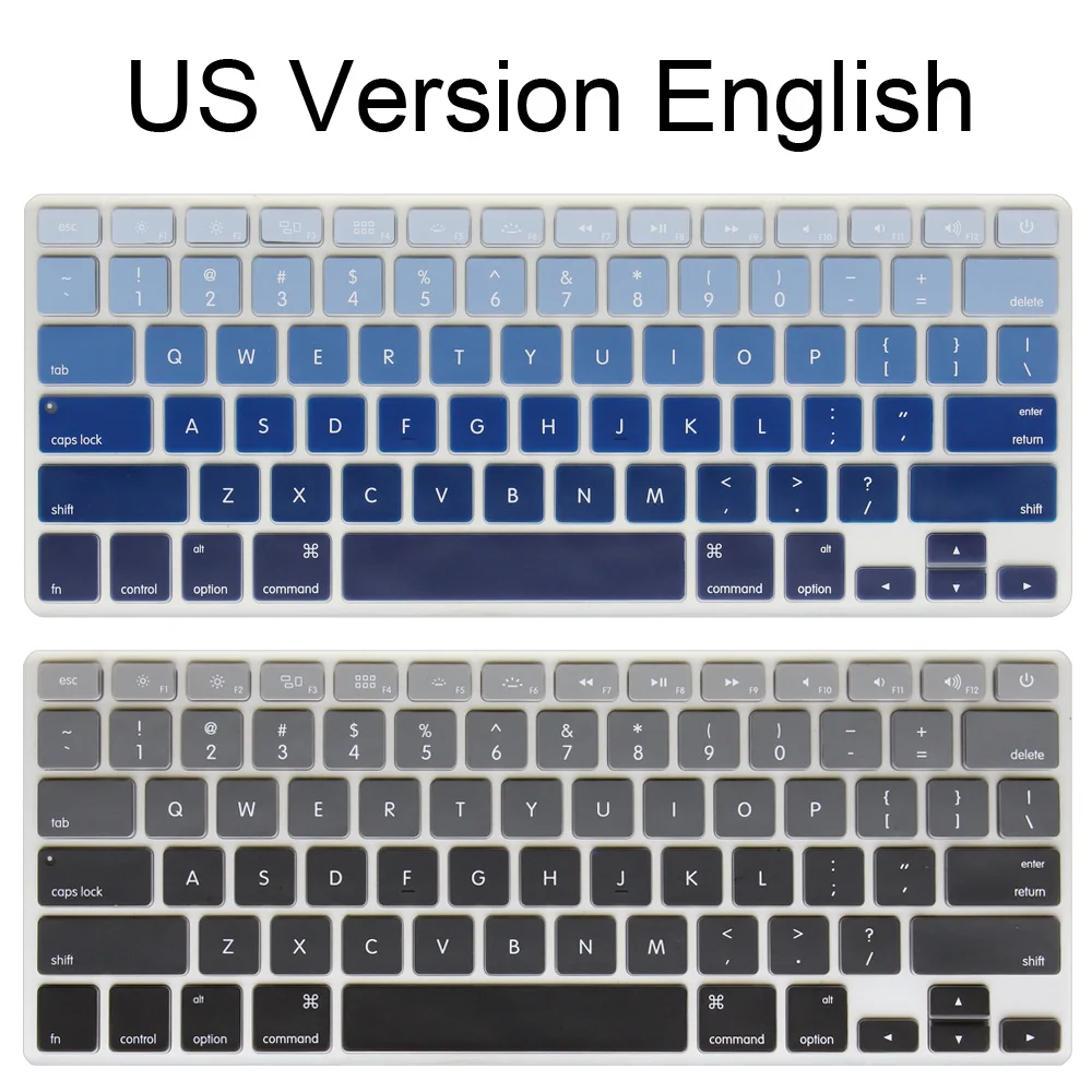 Силиконовый чехол для Apple Macbook Air Pro Retina 13 &quot15&quot 17 &quotISO клавиатуры - Цена: 257.88