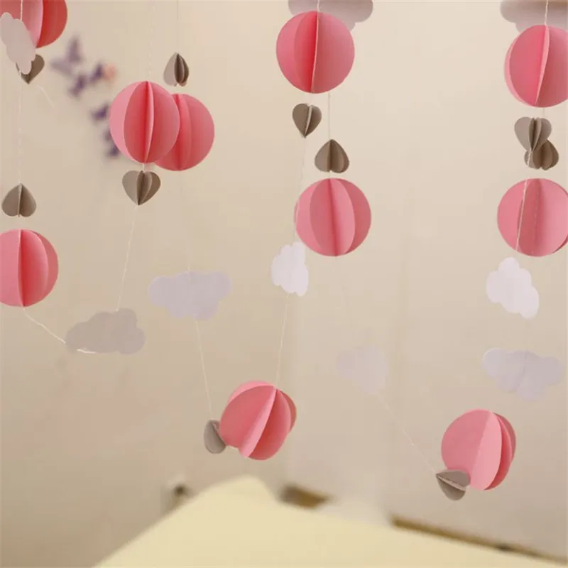 Новые вечерние украшения в виде облаков и флагов для дня рождения банкета