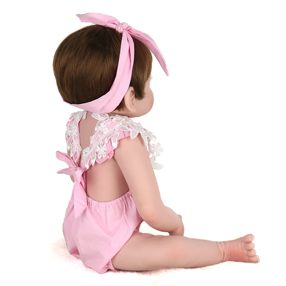 NPKDOLL 22 дюйма 55 см Реалистичная кукла для новорожденных Menina Bebe Reborn полностью