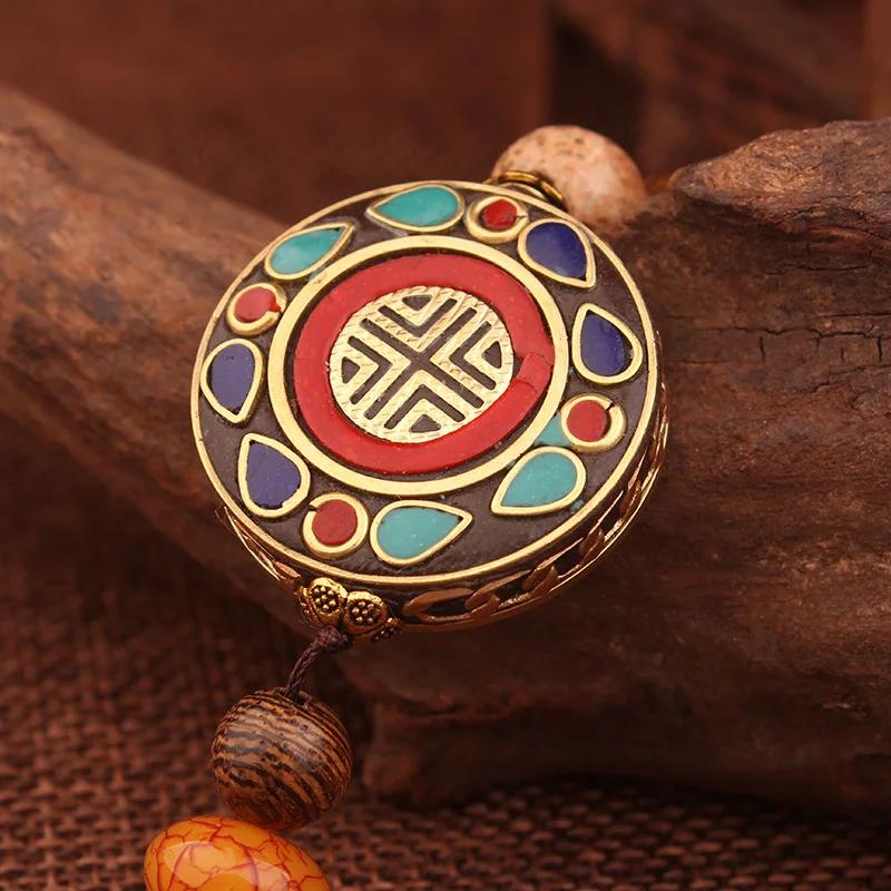 fashion evade peace vintage ethnic necklace church cross plate Nepal jewelry handmade sanwood bodhi | Украшения и аксессуары