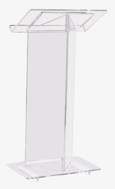 

Cheap beautiful transparent Acrylic Podium Pulpit Lectern plastic podium