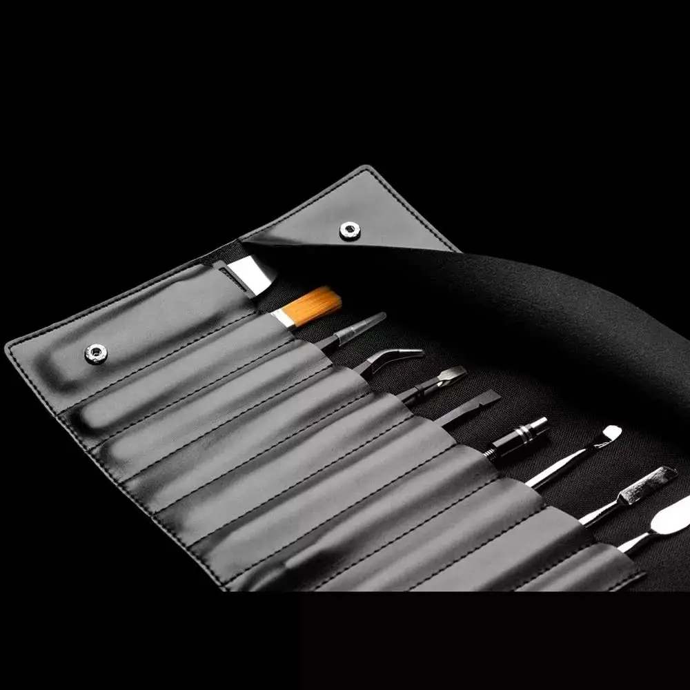 Wowstick 17 в 1 наборы ручных инструментов портативный кожаный чехол для сумки DIY Repari Набор инструментов с ломом/щеткой/Вьентьян мягкий стержень/ремешок
