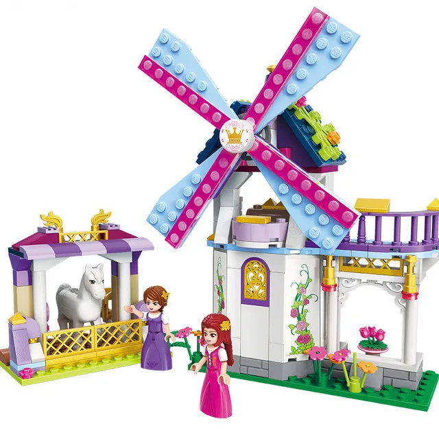 Серия для девочек Алиса принцесса Строительный кирпич подводный дворец детские