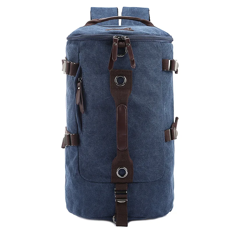 Мужской рюкзак из водонепроницаемого материала винтажный на плечо для ноутбука