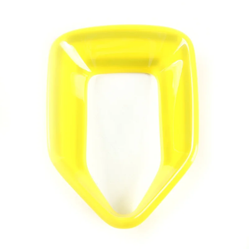yellow B SHINEKA ABS автомобильное колесо заглушка автомобильного колпака декоративная крышка рамка наклейки для джип Ренегат- внешние автомобильные аксессуары для укладки - Название цвета: yellow B
