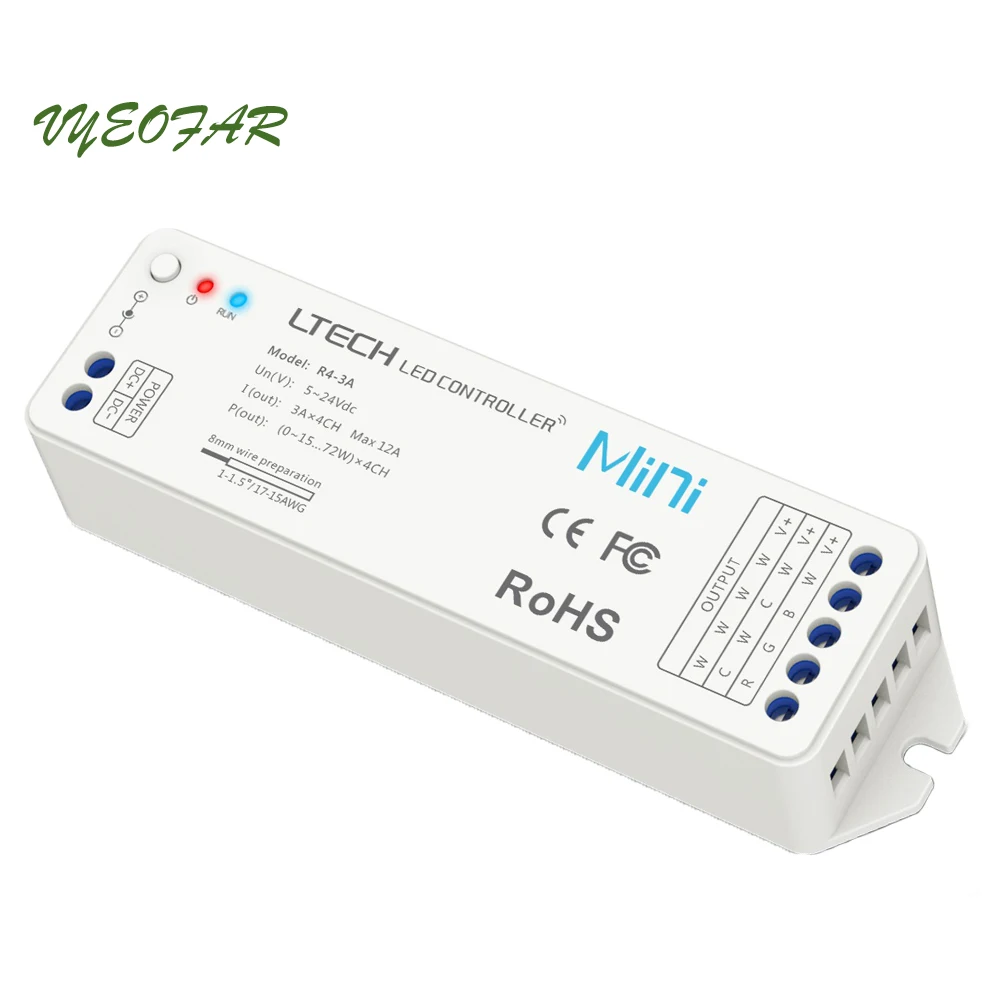 UX7 Led RGB контроллер 2,4 ГГц РЧ пульт дистанционного управления беспроводной DMX512 4 зоны стекло Сенсорная панель контроллер 4 зоны 5050 3528 RGB полоса