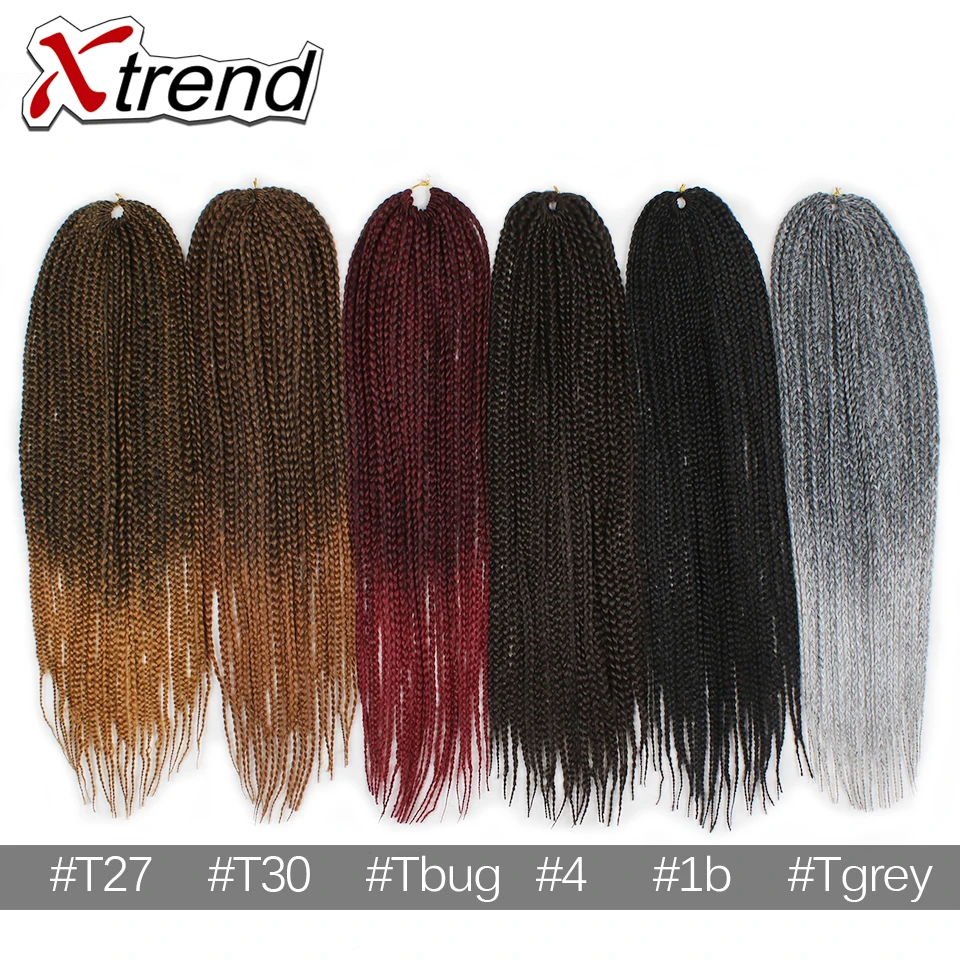 3 шт. накладные пряди из синтетических косичек 14 18 22 дюйма|hair extension|hair crochethair extension