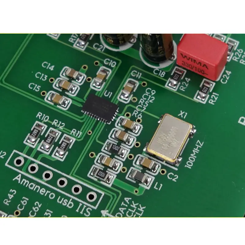 Es9038Q2M I2S Dsd волокно коаксиальный вход декодер плата Dac аудио готовая плата|Модули