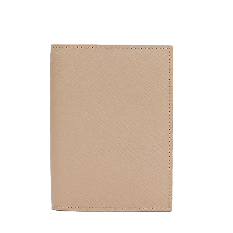 nude passport holder Модные, с монограммой, начальные буквы, унисекс, Сафьяновая кожа, держатель для паспорта, багажная бирка, Обложка для паспорта, набор, аксессуары для путешествий - Цвет: nude passport holder