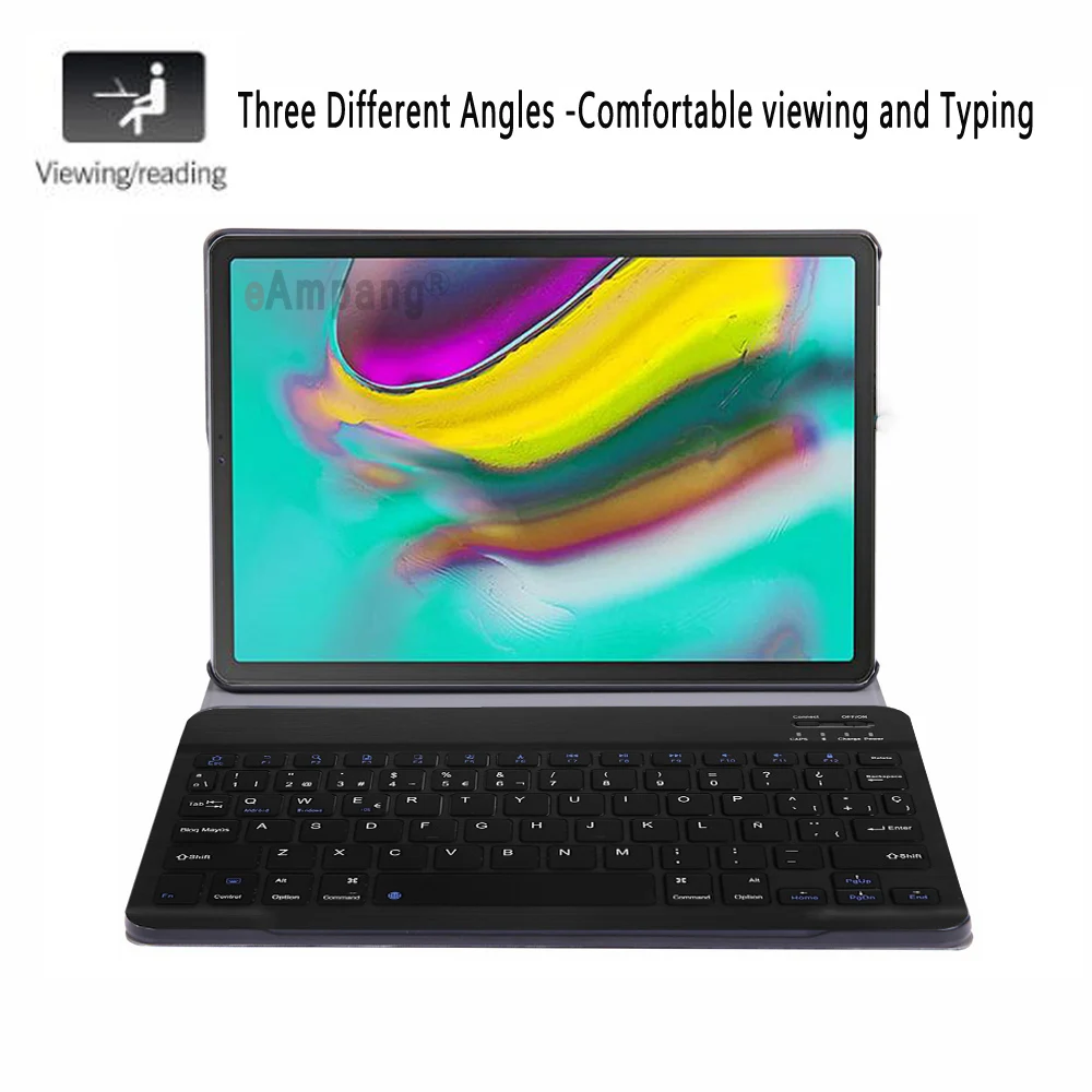 Чехол с испанской клавиатурой для Samsung Galaxy Tab A 10 1 2019 T510 T515 SM Планшет тонкий кожаный