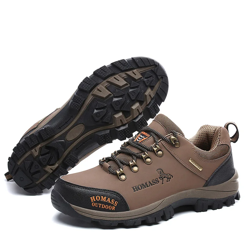 Дышащая обувь унисекс для походов осенняя Водонепроницаемая Мужская горного
