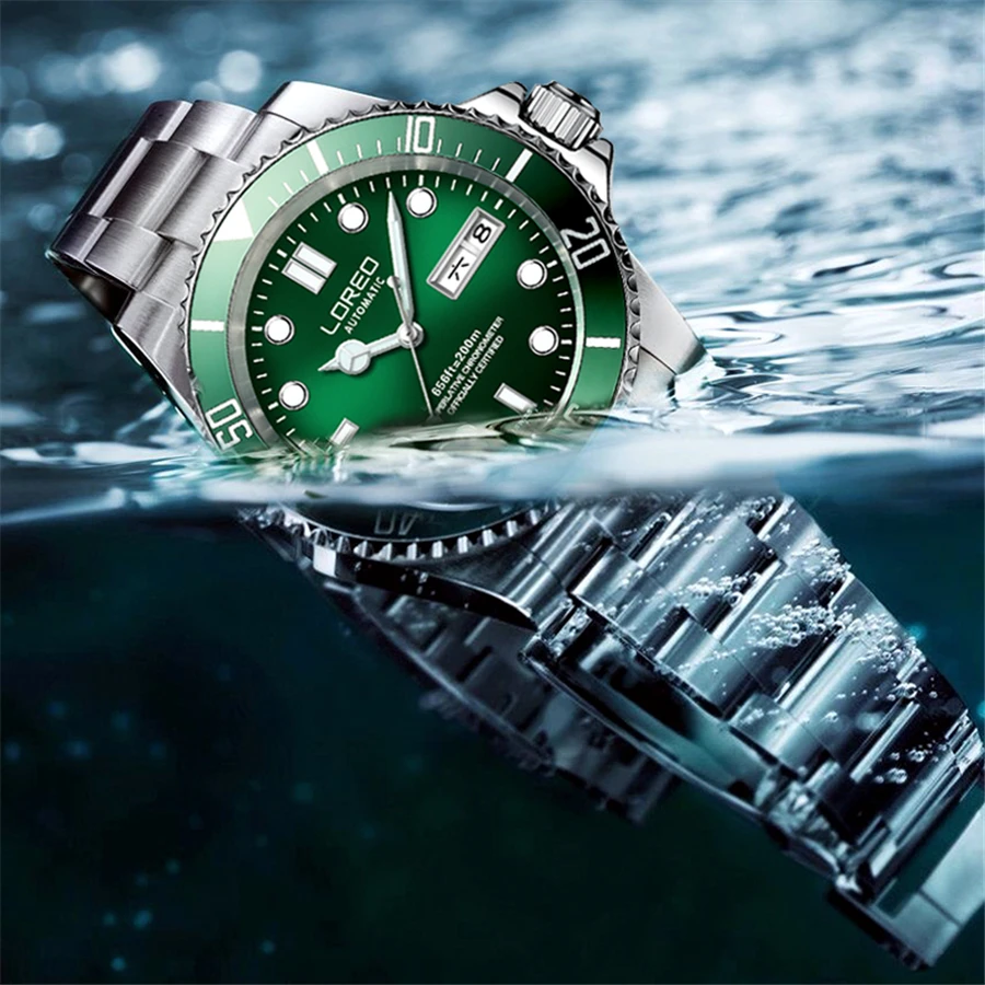 Часы LOREO Water Ghost серии классические часы с двойным календарем роскошные мужские