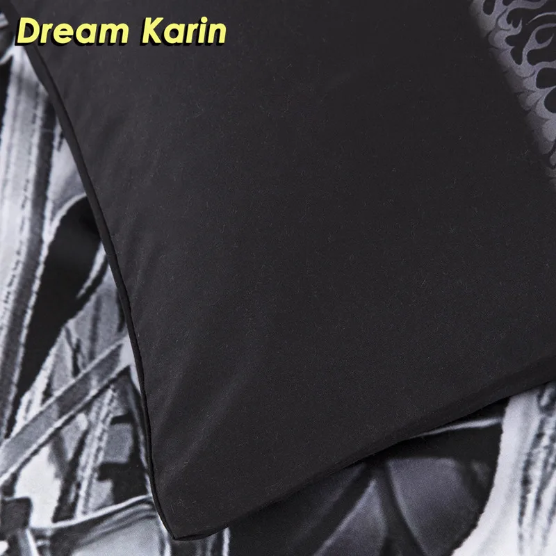 Комплект постельного белья Dream Karin для детей и взрослых с 3D принтом пододеяльник