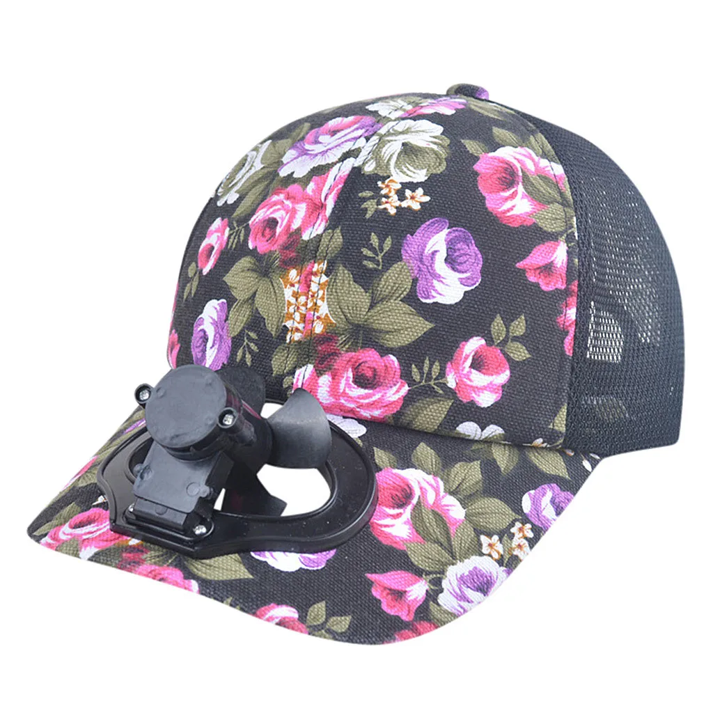 2019 Summer Fan Cooling Sunhat Cap Hat USB Charging Breathable Shade Sunscreen Chapeu De Praia #82 | Аксессуары для одежды