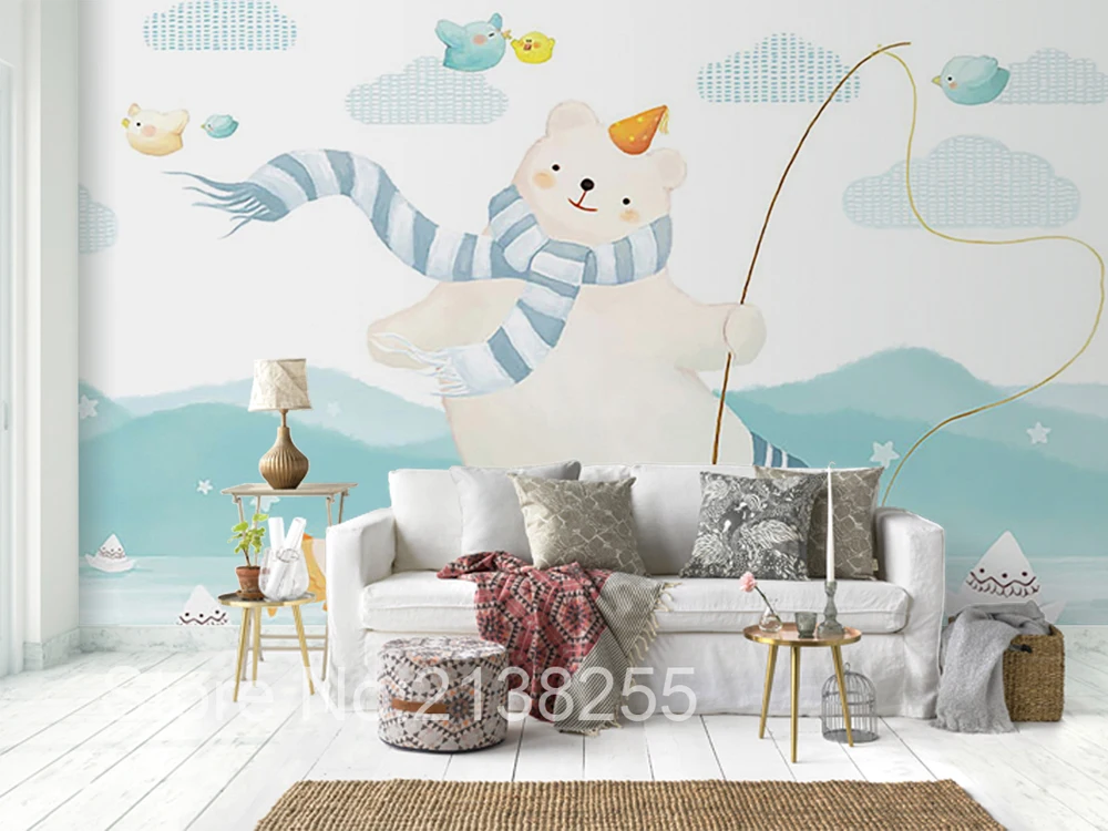 Пользовательские 3d настенные фрески обои для гостиной комнаты домашний Декор