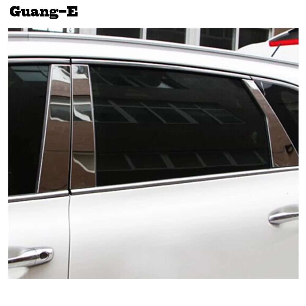 Стайлинг палка из нержавеющей стали украшение для автомобиля стойка окно